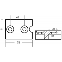 Plate for 70/120 hk diabolo-motorer