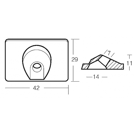 Platte für 6/9,9-PS-Motoren