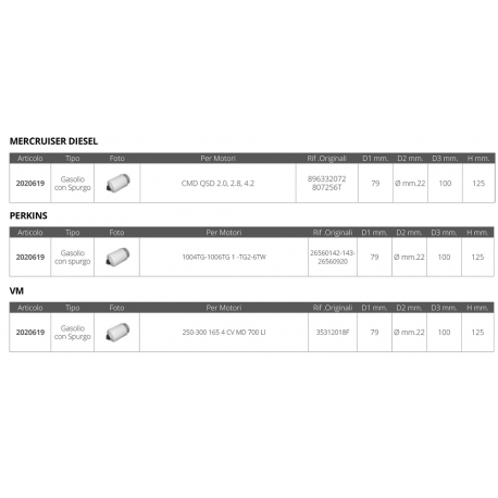 Filtro gasolio multimarca con spurgo