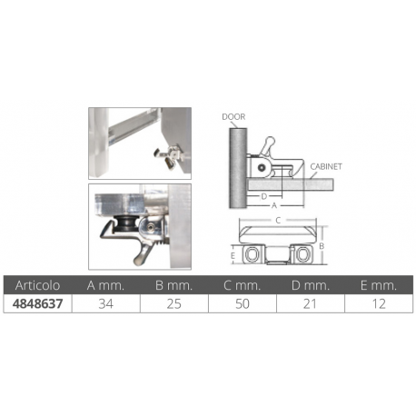 Fermeture automatique en acier inoxydable