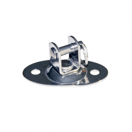 Base pivotante en acier inoxydable