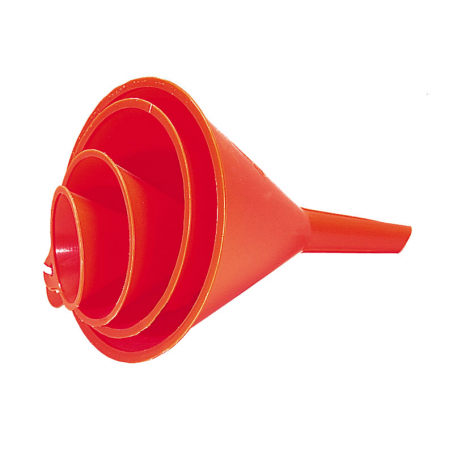 Jeu de 4 entonnoirs en plastique