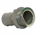 PVC-putafvoer met slangaansluiting - Recht