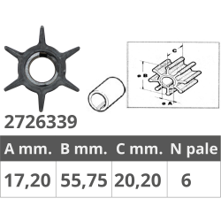 Laufrad honda 4t 20,25,30hp