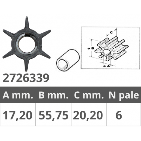 Impulsor honda 4t 20,25,30hp