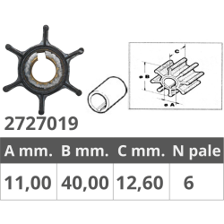 Yamaha/Mariner/Selva impeller