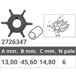 Impeller honda 4t 8-10hp