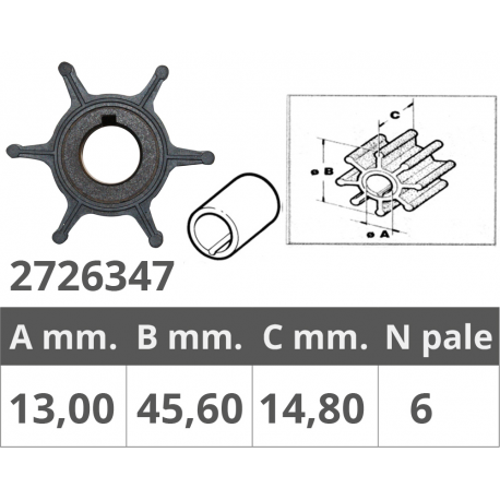 Girante honda  4t 8-10hp