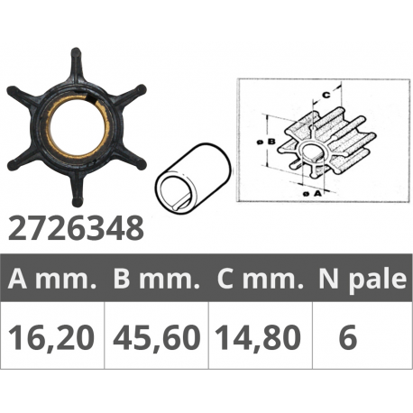 Impulsor honda 4t 8-10hp