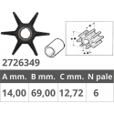 Evinrude 2t 9,5-10 hv juoksupyörä