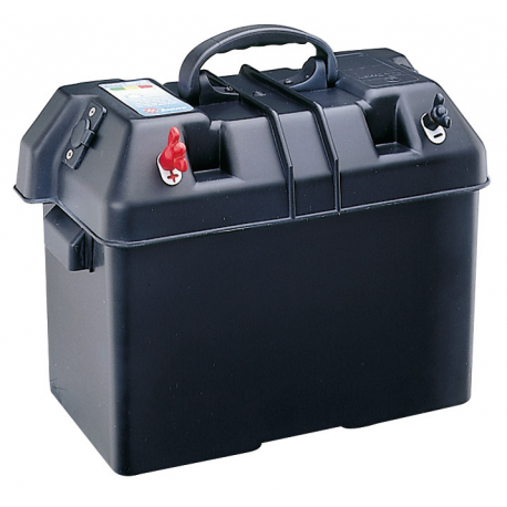 Caja de la batería con toma de mechero