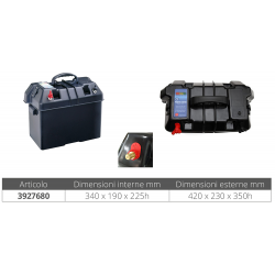 Boîtier de batterie avec prise allume-cigare 2