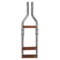 3-stufige Holz-Plattform-Leiter