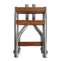 3-stufige Holz-Plattform-Leiter