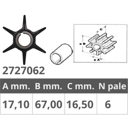 Impulsor.suzuki 2/4t dt20-40 df 25-50 2