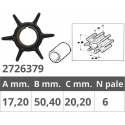 Tohatsu 2t 40-50 hv juoksupyörä