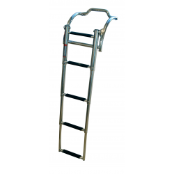 Ladder for inflatable boats with 4 steps