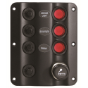 3-switch panel with cigar lighter