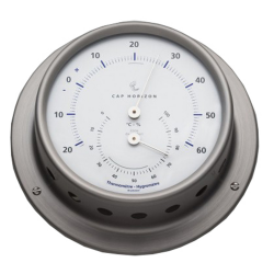 Thermohygrometer ø mm.110 roestvrij staal