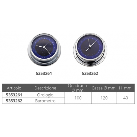 Orologio con silenzio radio ø mm.120