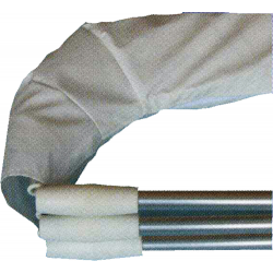 Juntas de nylon a 90° para tubo ø mm.22 2