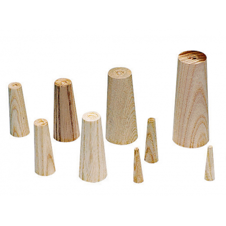 Coni in legno turafalle kit 9 pz variabile 2