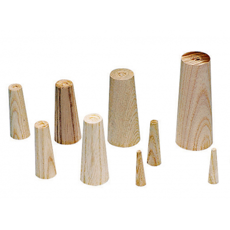 Bausatz Holzballenkegel 9 Stück variabel 3