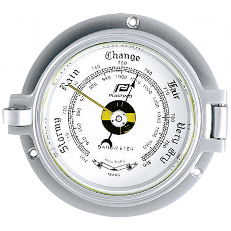 Barometer ø mm.120 Aluminium matt verchromt