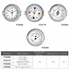 Termo-hygrometer ø mm.120 2