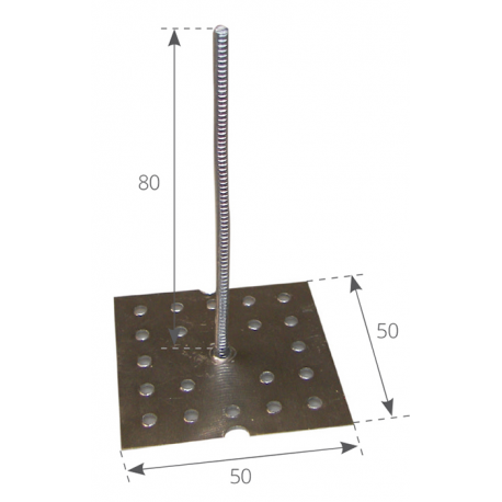 Harpon pour une fixation insonorisée