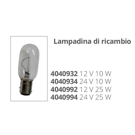 Fanale serie 40 fonda+strobo+tricolore