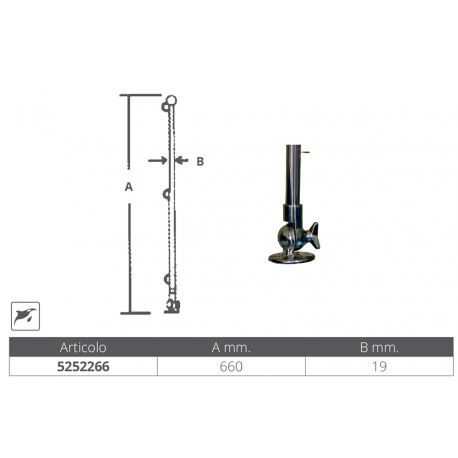Stainless steel flag pole