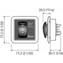 WCS810 dashboardbediening