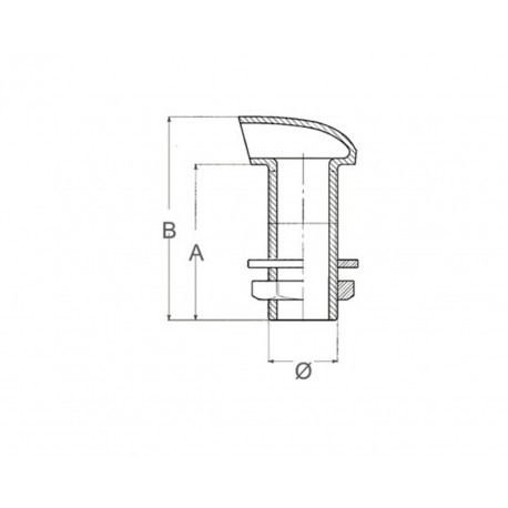 Chromed brass umbrella stand - Guidi