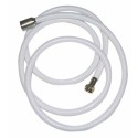 Witte plastic doucheslang