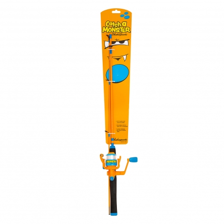 Shakespeare Catch a Monster orange Spinning Combo Rute und Rolle für Kinder
