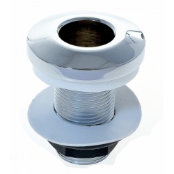 Soporte de ducha de latón cromado