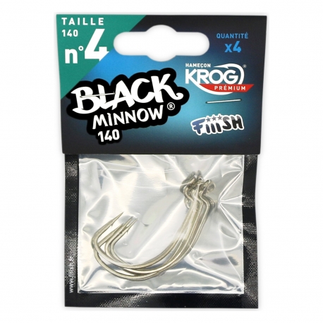 Fiiish Black Minnow N.4 Krog 4 ami Premium by VMC