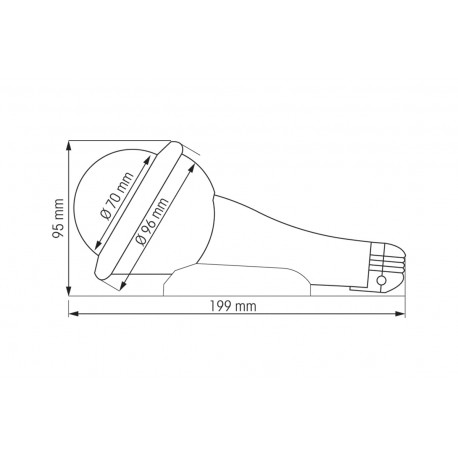 Plastimo Iris 100 Vermessungskompass mit Beleuchtung