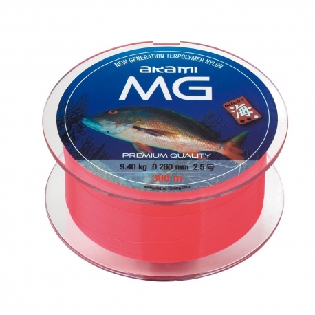 Akami MG Line 0.20MM lenza in nylon 300M Rosa