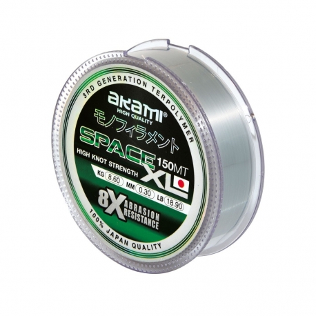 Akami Space XL 0.20MM Nylonschnur 150M