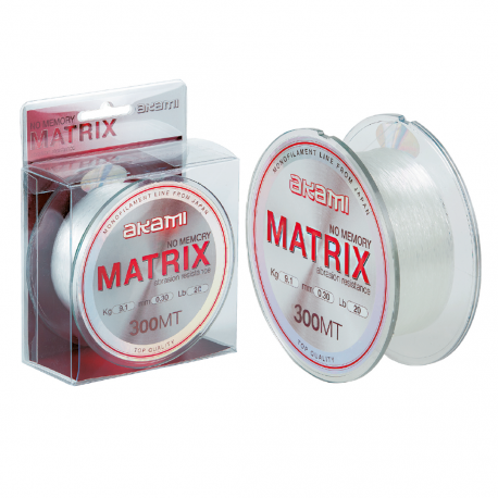 Akami Matrix 0,30 mm nylonline 500 m hvit