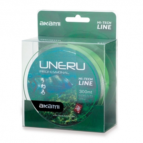 Akami Uneru 0.405MM lenza in nylon 300M Verde