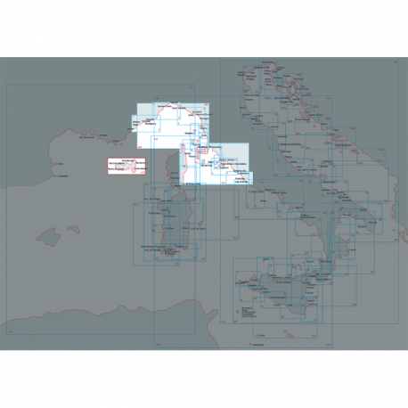 Carta nautica - Mar ligure e tirreno centro settentrionale