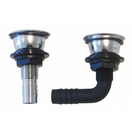 Stainless steel-nylon vent