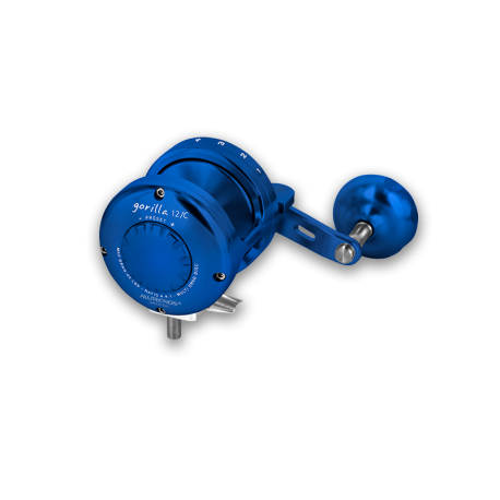 Carrete de curricán estrecho Alutecnos Gorilla 12C