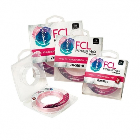 Akami FCL Power Max 0.25MM Fluorocarbon rosa da 50M