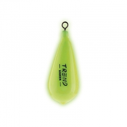 Trend Sinker bolentino Plomb de lancer Poire jaune fluo