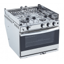 Drei-Flammen-Kombikochfeld mit Backofen/Grill Bretagne – Eno