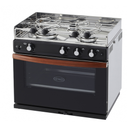 Gaskocher mit Backofen/Grill, drei Flammen Gascogne – Eno